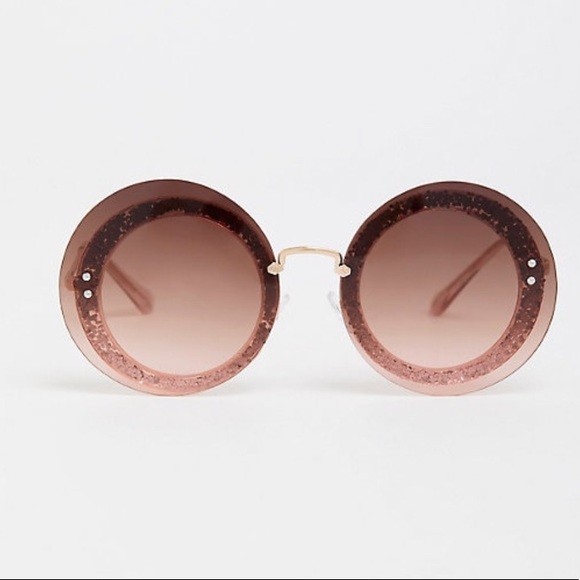 torrid Accessories - NWT Rose Gold Rimless Round Sunglasses